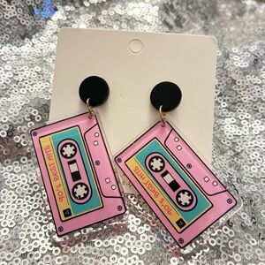 Retro Cassette Tape Earrings